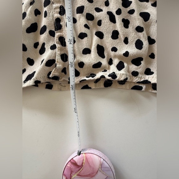 Lulu’s-Set a Trend-Dalmatian-Cheetah-Spot-Animal Print-Slip Style Skirt- Size S - Picture 5 of 14